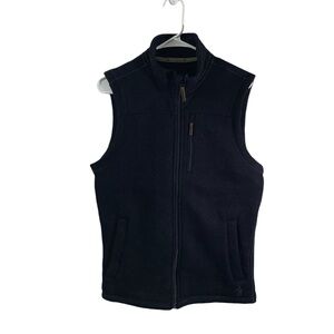 Smartwool Men’s Hudson Trail Vest Wool Blend Navy Fleece Outerwear